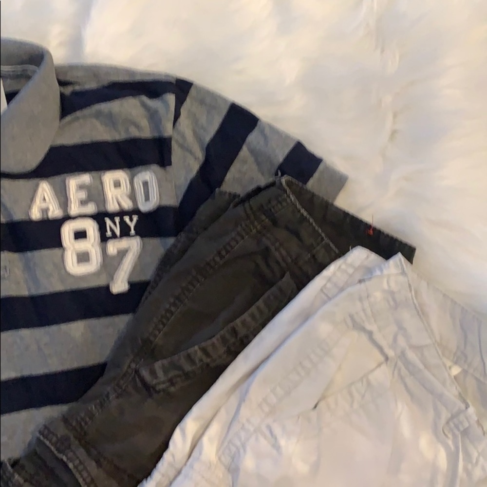 Men’s Cargo Short  and Polo Shirt